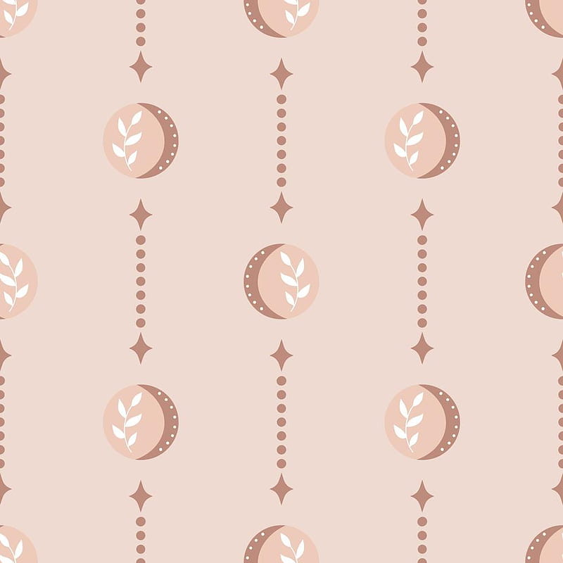 Cute boho moon seamless pattern. Creative childish print for fabric, wrapping, textile, , apparel. Vector digital paper. 6174478 Vector Art at Vecteezy, Bohemian Moon, HD phone wallpaper