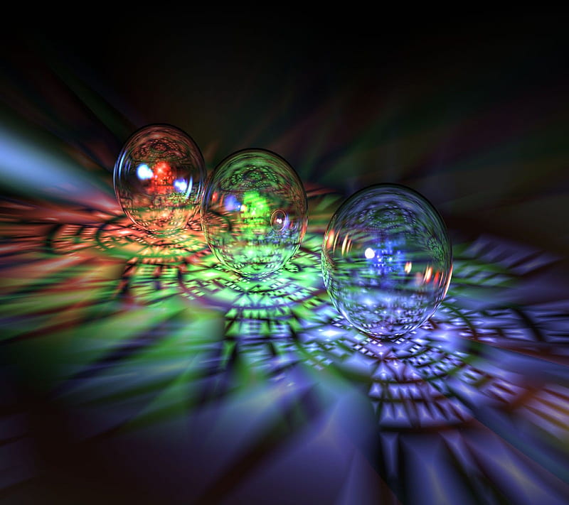 3d Disco Lights, balls, colorful, cool, nice, HD wallpaper