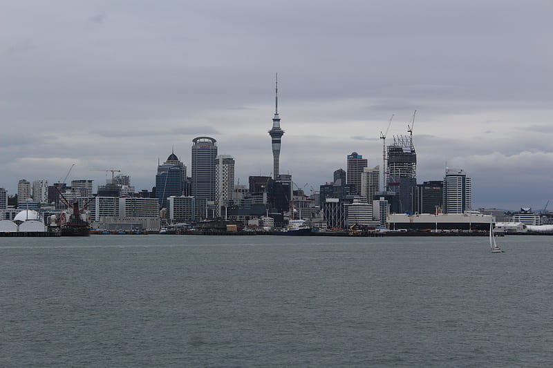 Auckland , towers, buildings, sky scraper, HD wallpaper