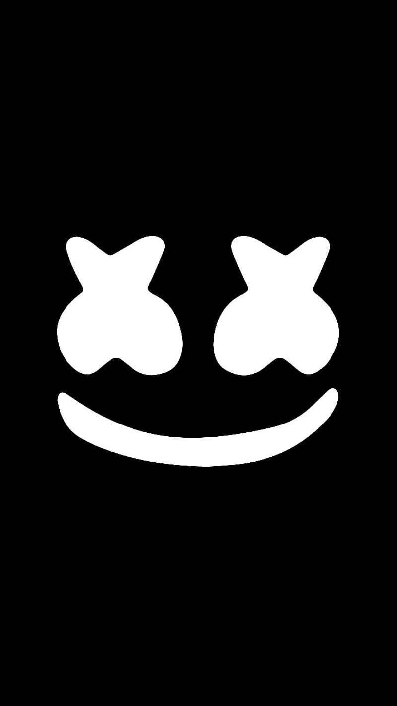 Black Marshmello, music, logo, edm, HD phone wallpaper | Peakpx