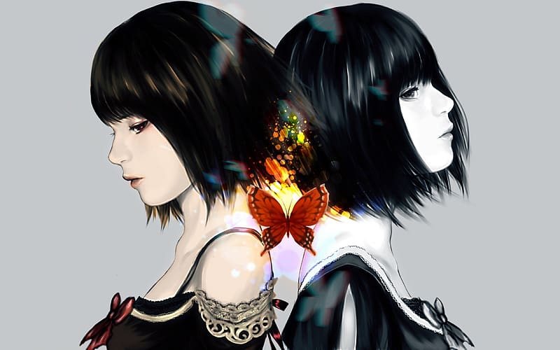 Video Game, Fatal Frame Ii: Crimson Butterfly, Mayu Amakura, Mio Amakura, HD wallpaper
