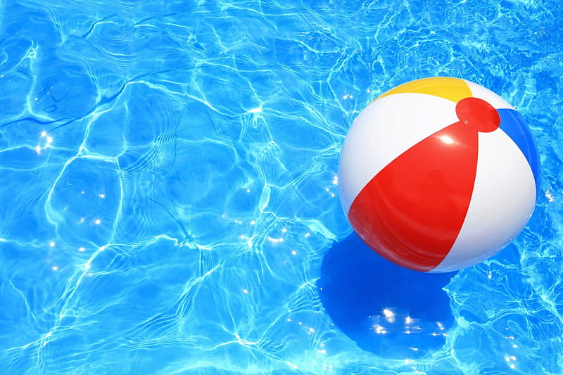It's Almost Summer!, Beach Ball, Summer, Pool, Relax, Swimming, HD wallpaper