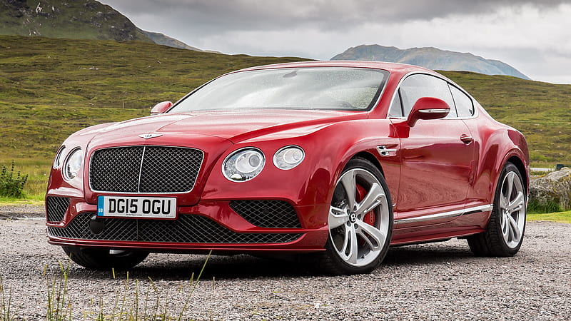 Bentley, Bentley Continental GT Speed, Car, Coupé, Fastback, Grand Tourer, Luxury Car, Red Car, HD wallpaper
