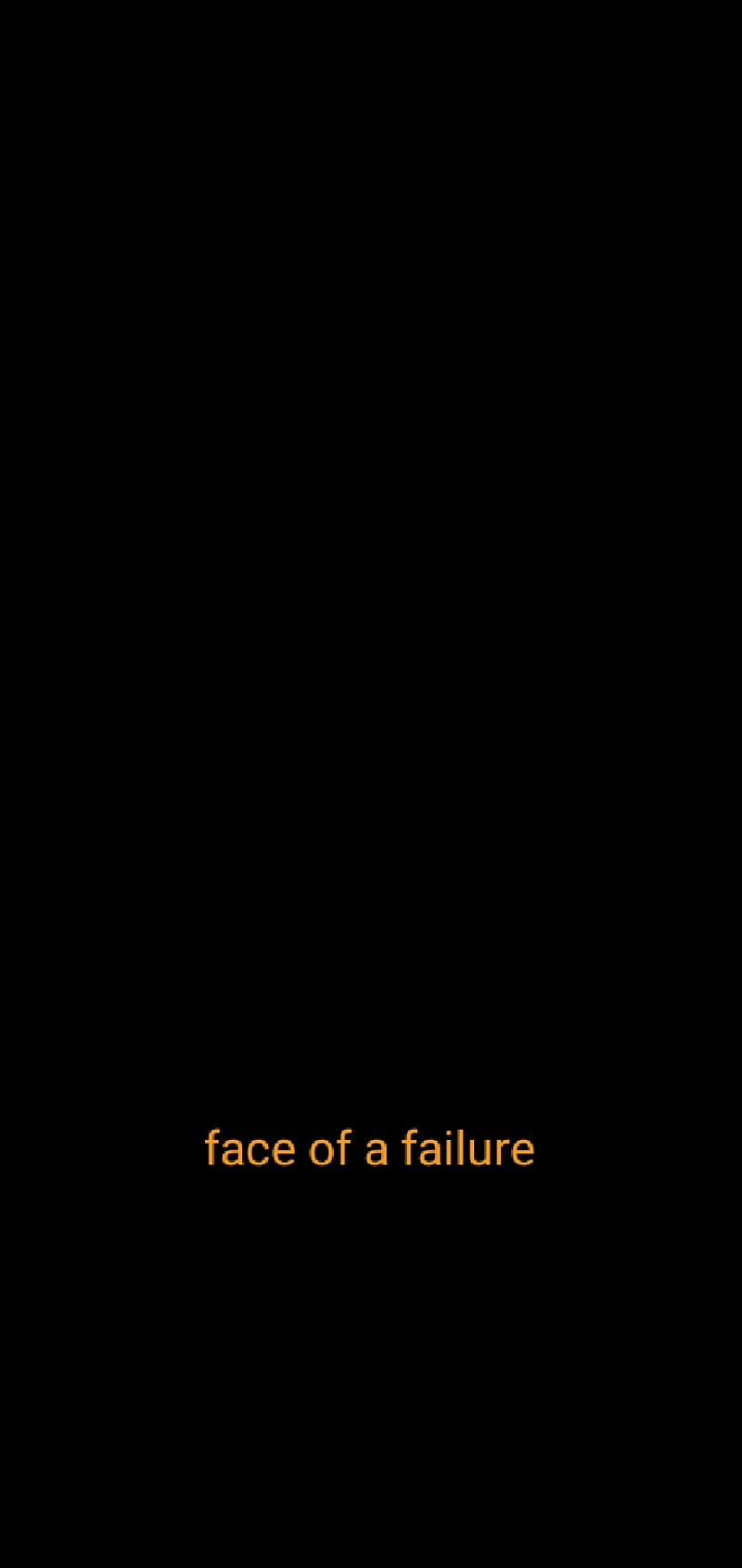 Face of a failure, black, logo, note, sad, HD phone wallpaper