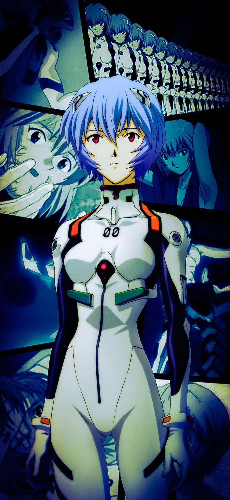 Rei Ayanami, evangelion, neon genesis, HD phone wallpaper