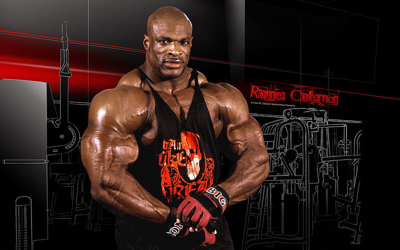 Ronald Coleman, Bodybuilder, inflated muscles, bodybuilding, muscle, HD wallpaper