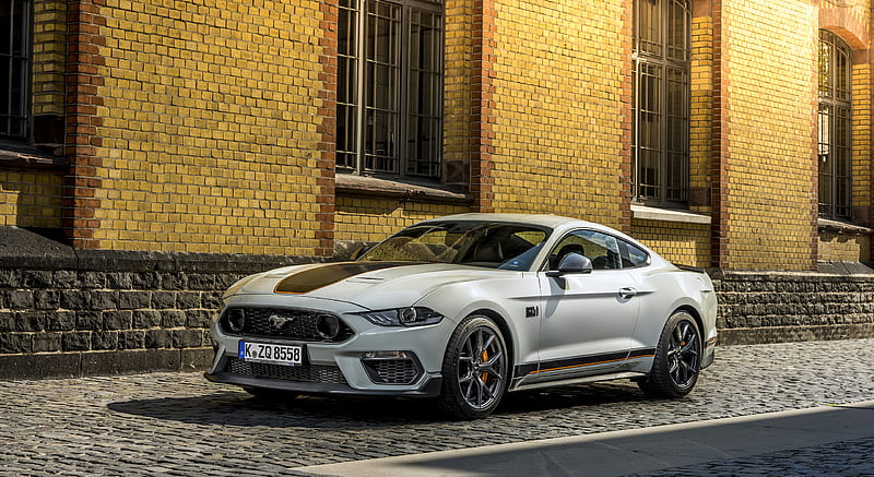 2021 Ford Mustang Mach 1 (EU-Spec) (Color: Fighter Jet Gray) - Front ...