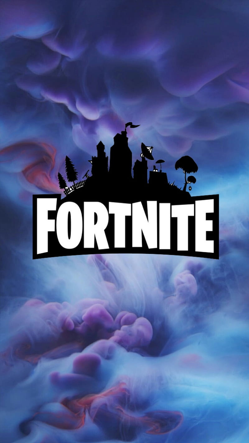 Fortnite Fortnite Character Fortnite Game Fortnite Logo Smoke Blue Iphone Hd Phone Wallpaper Peakpx