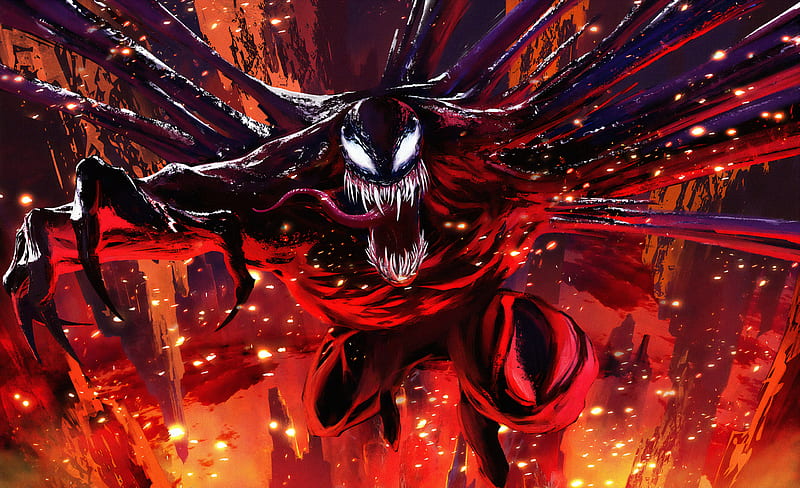 Venom , venom, superheroes, artwork, digital-art, HD wallpaper