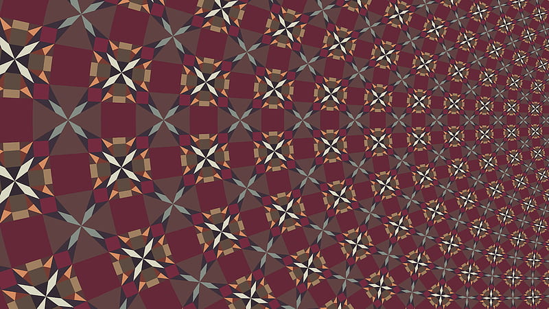 abstraction, pattern, circles, square, HD wallpaper