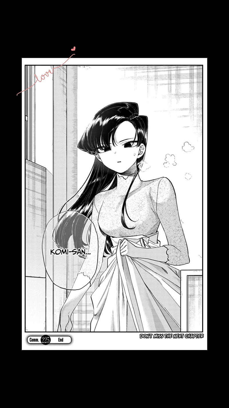 Komi-San manga panel by Durian