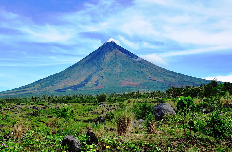 Mayon Volcano, Mountain, World Wonder, Tourist Spot, Volcano, HD wallpaper
