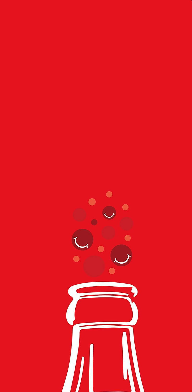 Red, coca-cola, love, beer, HD phone wallpaper