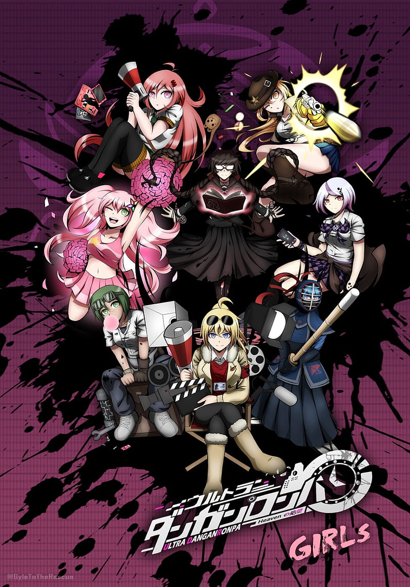 Danganronpa, girls, HD phone wallpaper | Peakpx