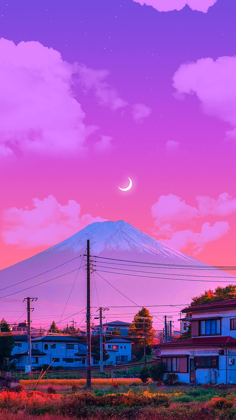 Gunung fuji, beautiful, mountain, japanese, Japan, Jepang, HD phone wallpaper