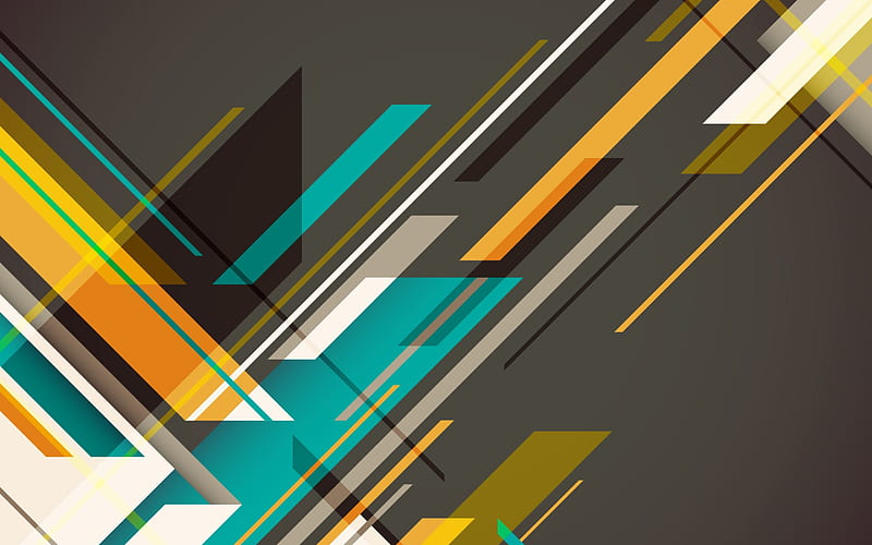 material design, lines, retro abstract art, geometry, creative, geometric shapes, lollipop, triangles, strips, gray backgrounds, HD wallpaper