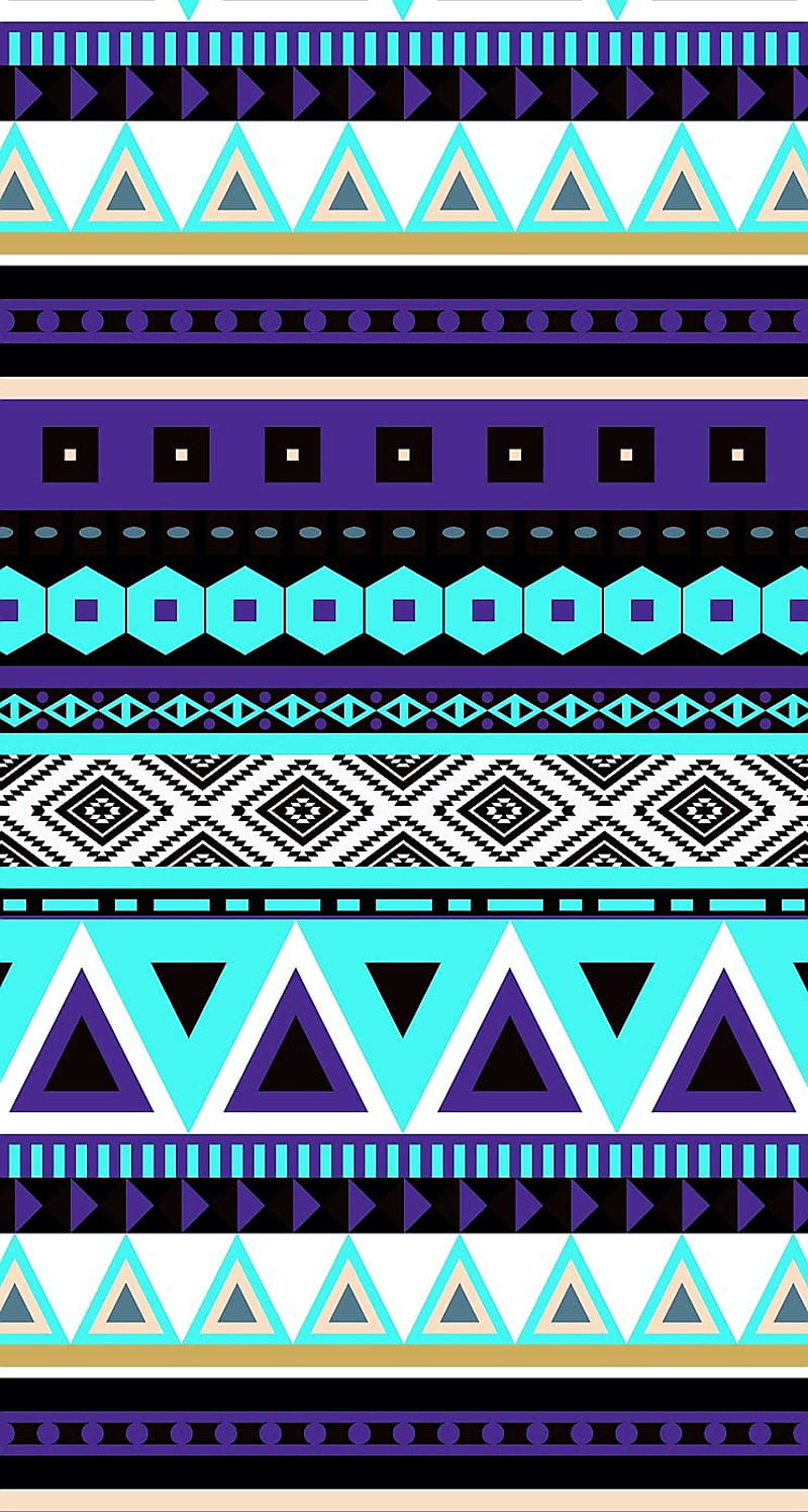 Tribal Purple, colour, desenho, drawing, graphic, pattern, HD phone wallpaper