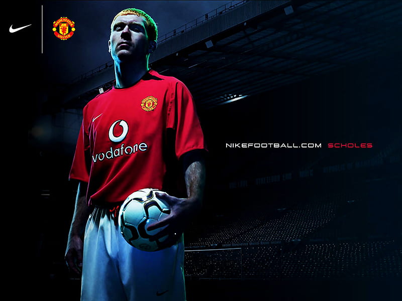 Soccer, Paul Scholes, Manchester United F.C., HD wallpaper