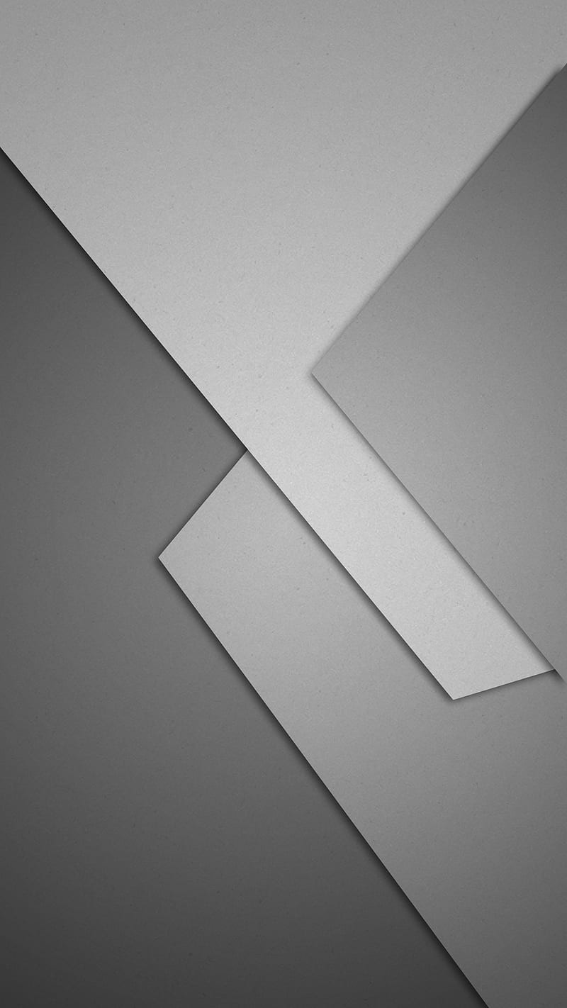 Android M abstract, android, desenho, gray, marshmallow, material, HD phone wallpaper