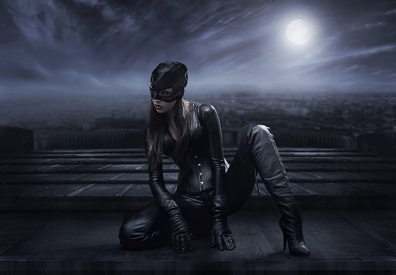 Catwoman Cosplay 10k, catwoman, superheroes, cosplay, HD wallpaper