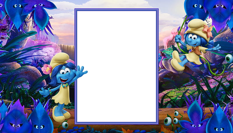 Smurf background shop