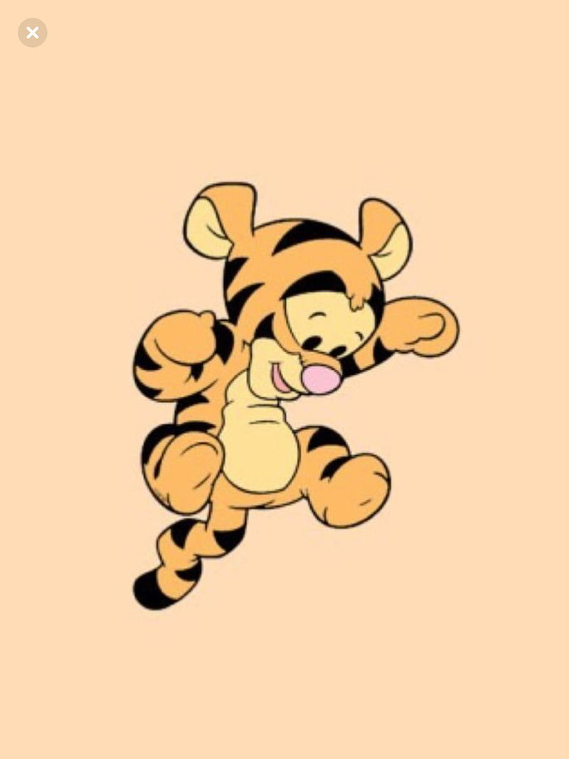 Baby tiger, cartoon, disney, hello, kids, little, one, piece, ponies, pooh,  rock, HD phone wallpaper | Peakpx