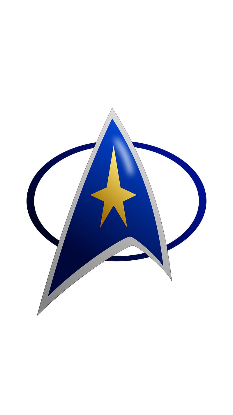 Star Trek Logo, ds9, enterprise, foederation, masterfire95, spock, star trek, star trek communicator, starfleet, sternenflotte, trekkie, trekkies, voyager, HD phone wallpaper