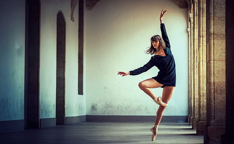 Ballet Dancer, dance, Ballet, dancer, women, HD wallpaper