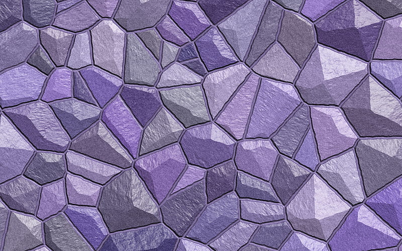 stone wall texture, cartoon wall background, purple stone background, stone texture, HD wallpaper