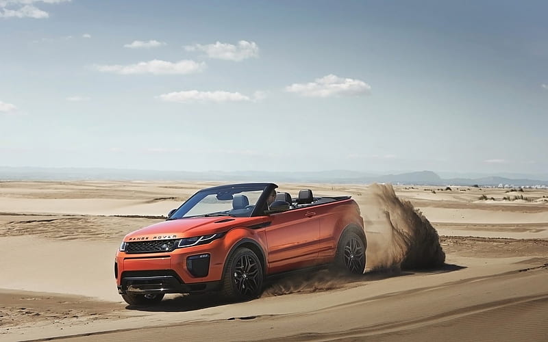 2016, land rover, desert, convertible, crossovers convertibles, HD wallpaper