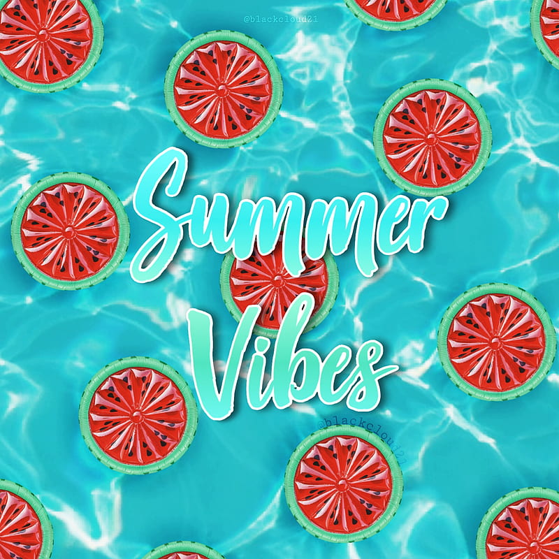 Summer vibes, cute, escape, floral, flowers, nature, summer, watermelon, HD phone wallpaper