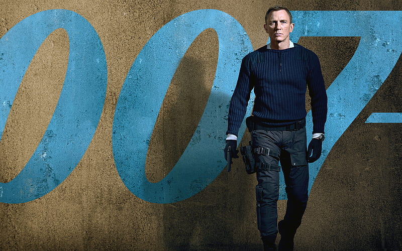 007 No time to die James Bond, poster, 2020 Movie, Daniel Craig, HD wallpaper