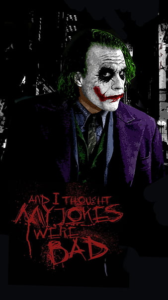 Joker On The Road Heith Ledger Bad Boy Hd Phone Wallpaper Peakpx