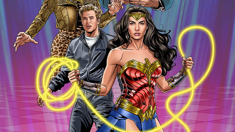 Wonder Woman 84 Fan Made , wonder-woman-1984, wonder-woman, superheroes, artwork, HD wallpaper