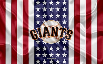 San Francisco Giants (Orange): Logo Pattern - MLB Peel & Stick Wallpaper 24” x 48” 8 SF