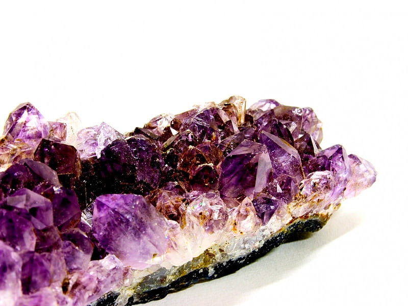 Amethyst Crystal Cluster, graphy, purple, amethyst, crystal, bonito, abstract, HD wallpaper