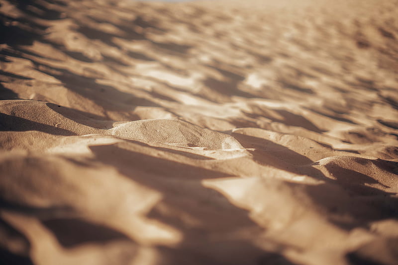 sand, waves, surface, texture, brown, HD wallpaper