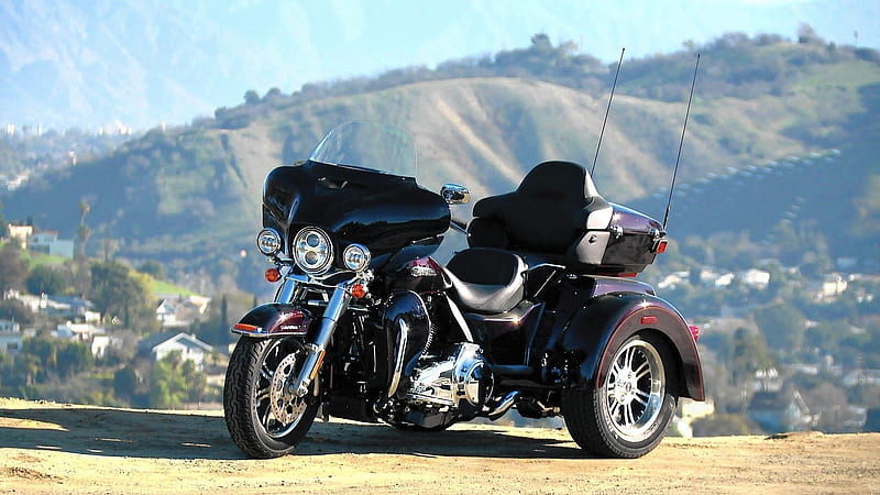 Harley-Davidson Tri Glide Trike, Harley-Davidson, Trike, Tri, Glide, HD wallpaper