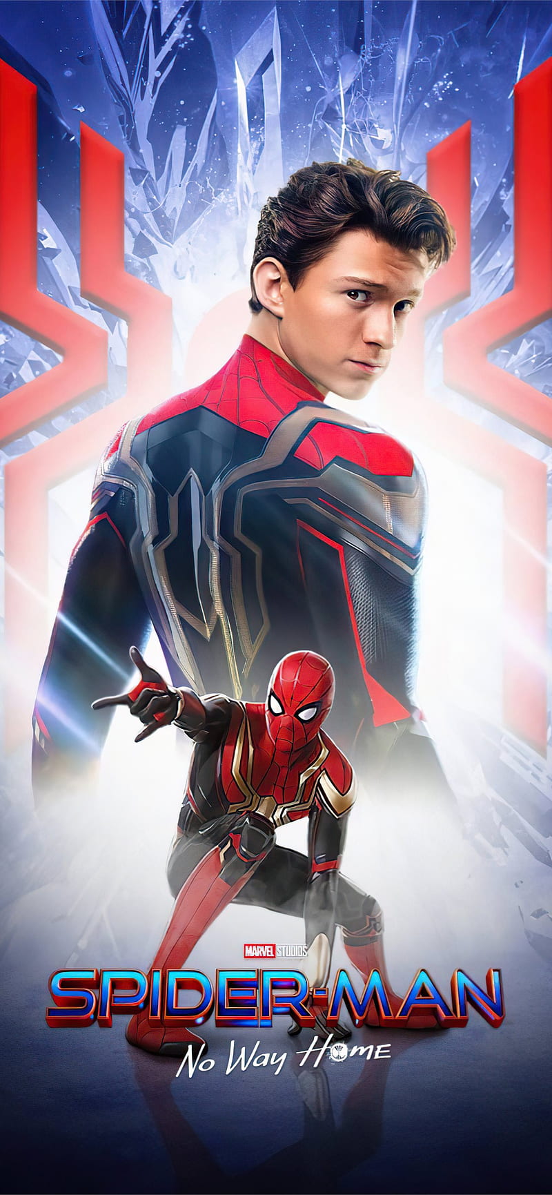 tom holland spider man no way home iPhone, HD phone wallpaper
