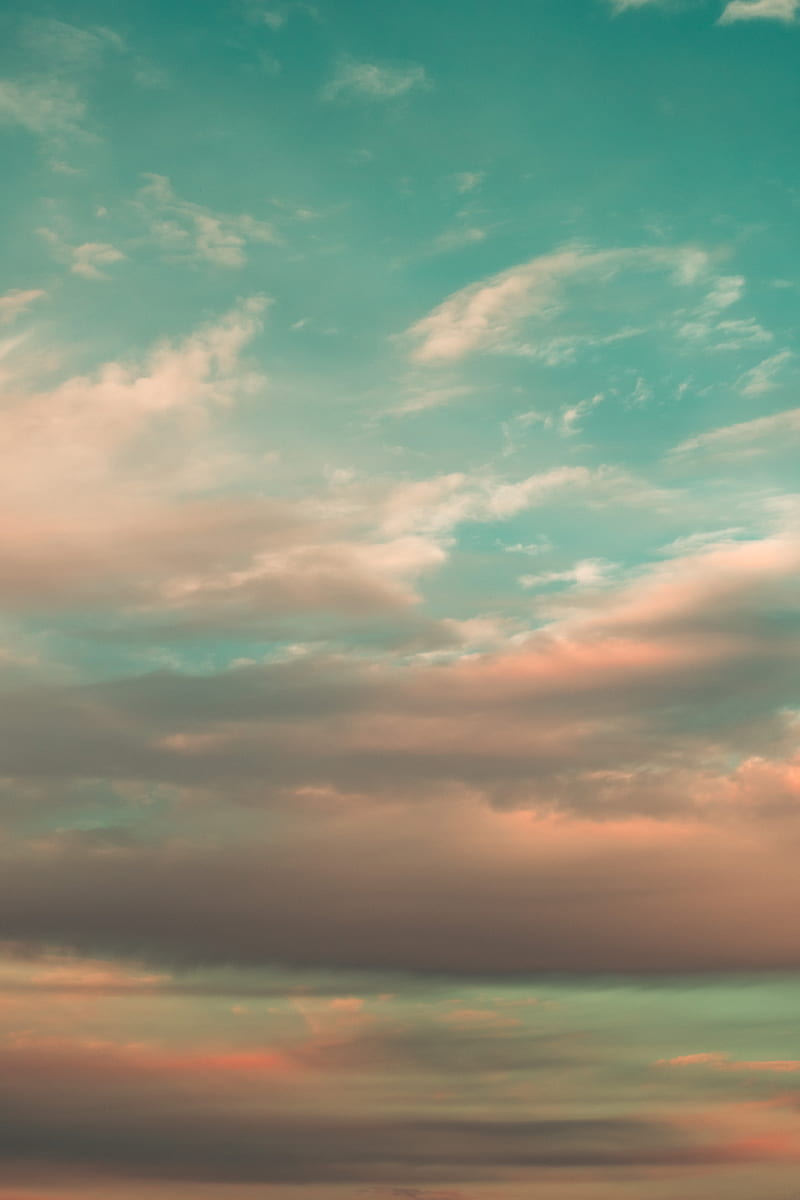 sky, clouds, atmosphere, horizon, HD phone wallpaper