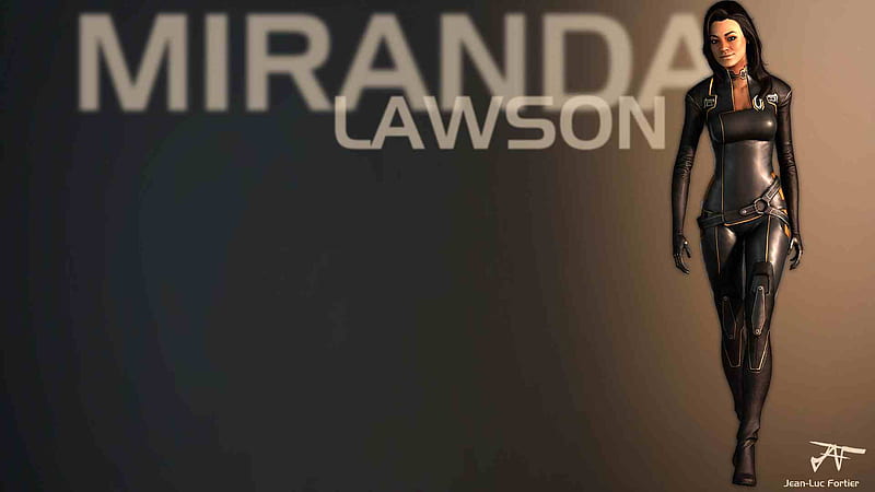 Miranda lawson, bioware, sexy, mass effect 2, HD wallpaper