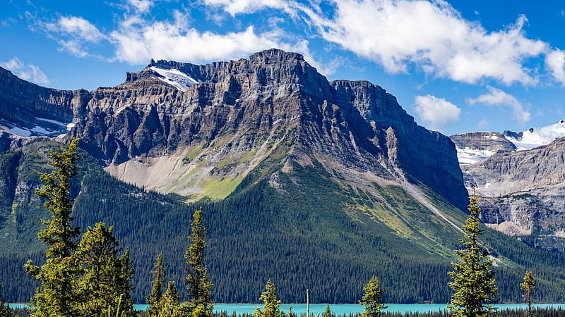 Banff National Park - Alberta - Canada, Bow River, Banff National Park, Canada, Rocky Mountains, Bow Lake, HD wallpaper