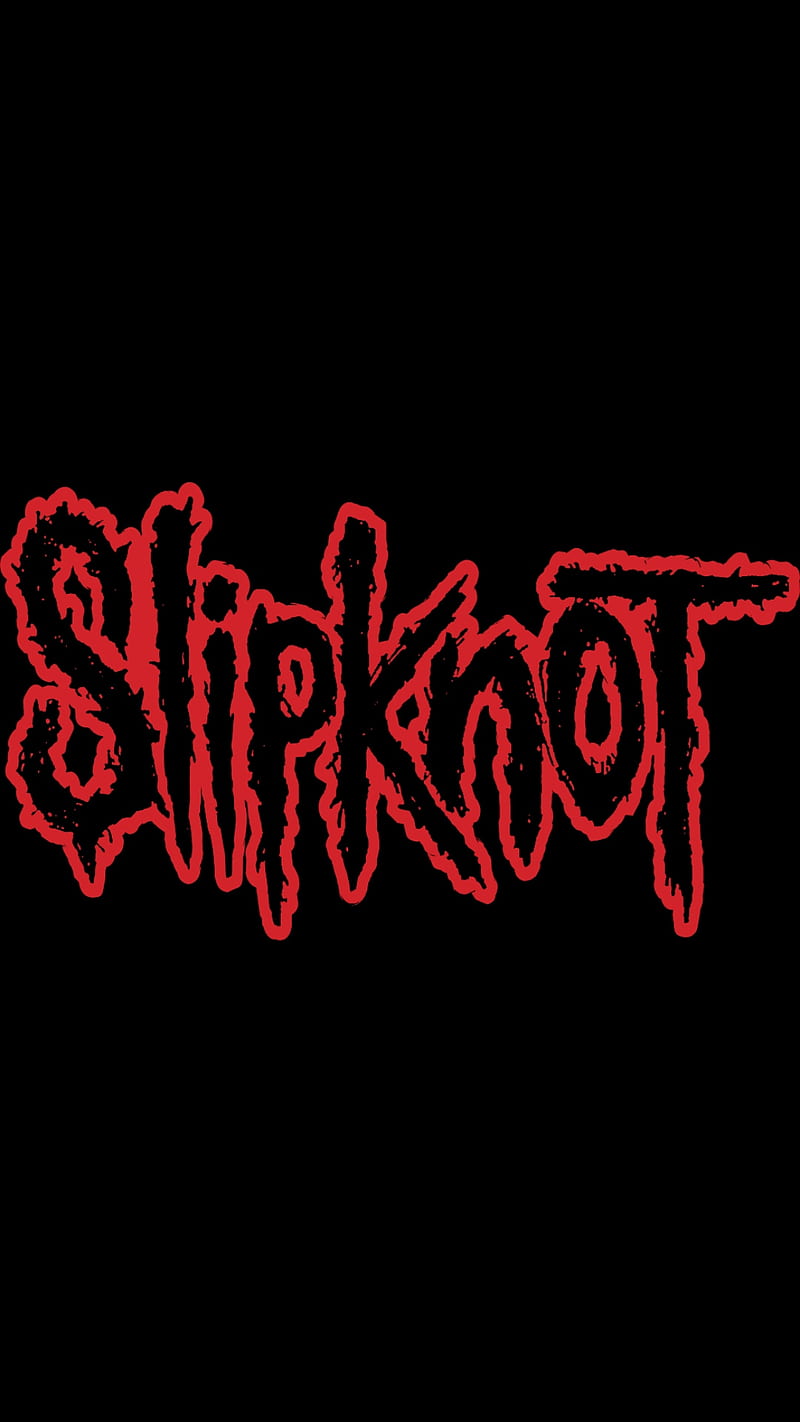 Slipknot, logo, heavy metal, rock, music, red and black, head bang, HD phone wallpaper