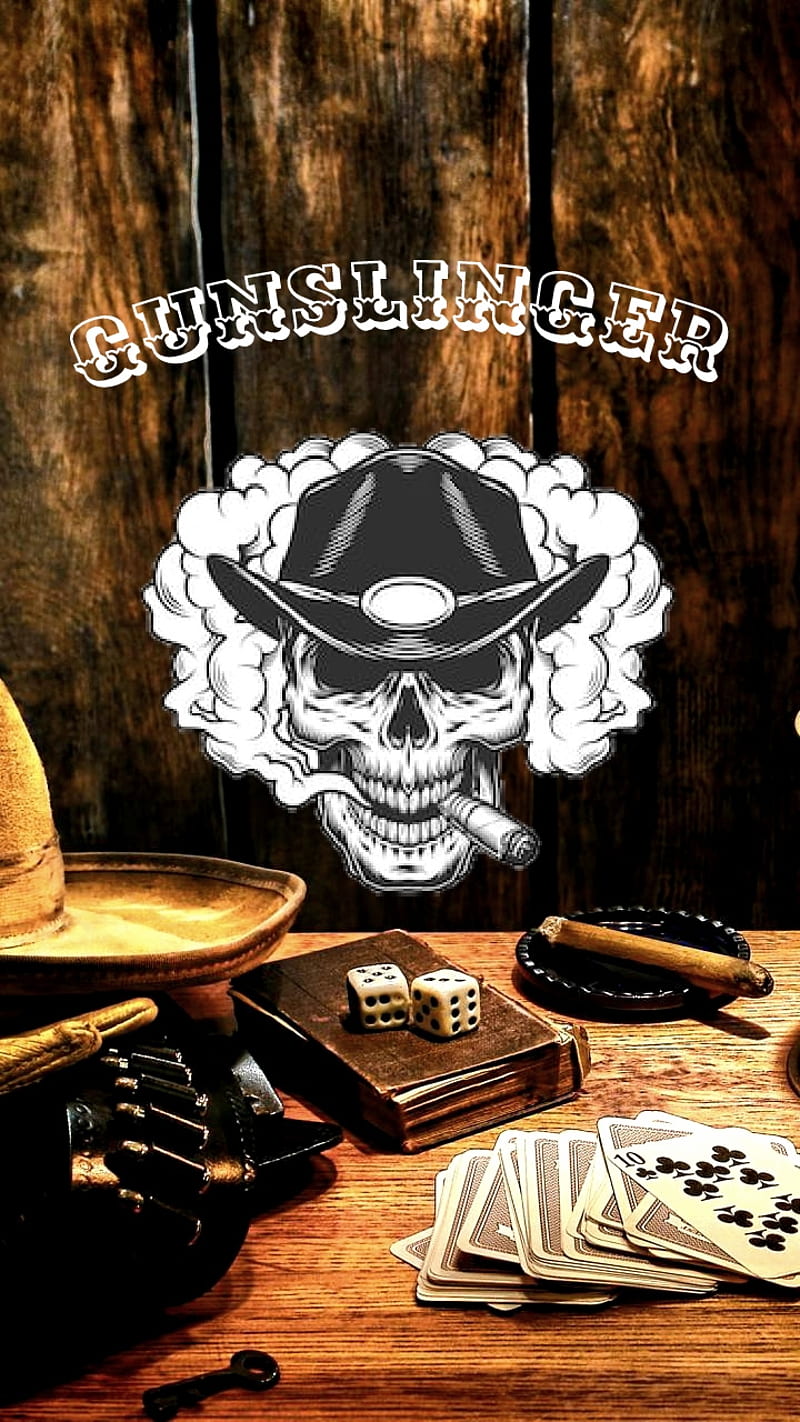 Gunslinger, cowboy, horse, west, wild, HD phone wallpaper