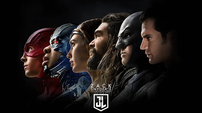 Justice League, Zack Snyder's Justice League, Aquaman, Batman, Cyborg (DC Comics), Flash, Superman, Wonder Woman, HD wallpaper