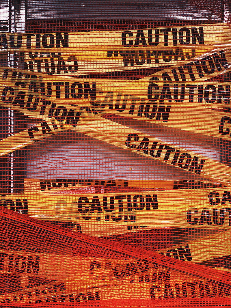 caution, boundary tape, tape, yellow, text, HD phone wallpaper