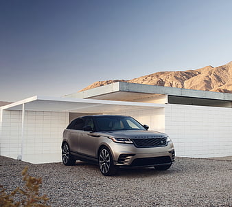 Range Rover, black, britain, england, silver, velar, HD wallpaper