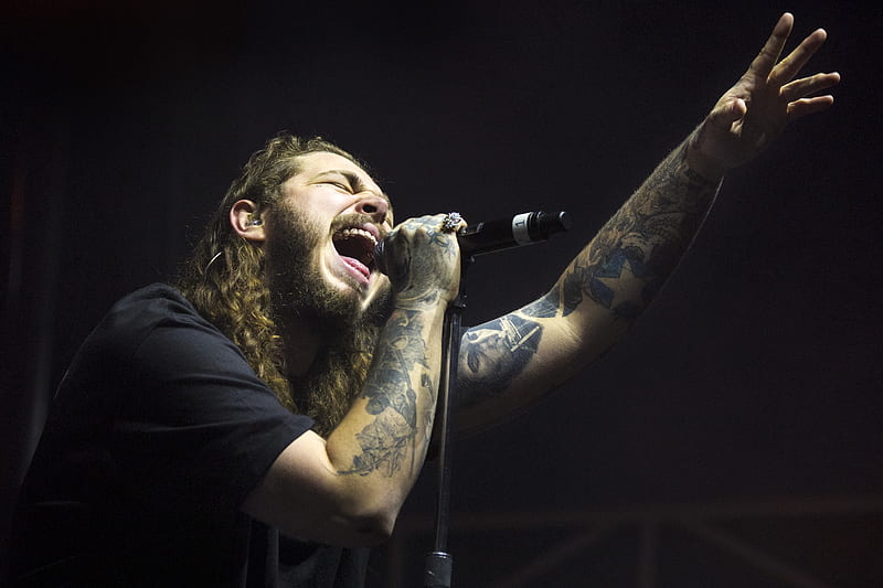 Post Malone Performing Live , post-malone, music, HD wallpaper