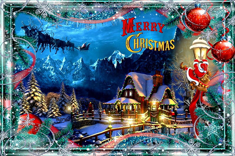 merry christmas and happy new year 2014, architecture, christmas eve, pretty, house, christmas balls, interior, magic, xmas, door, lights, splendor, magic christmas, 2014, beauty, lovely, holiday, christmas, houses, ribbon, toy, new year, gift, fire, merry christmas, balls, gifts, red, colorful, christmas tree, home, christmas gifts, bow, bonito, villa, fireplace, graphy, ball, christmas light, room, happy holidays, toys, christmas decoration, colors, happy new year, tree, teddy bear, HD wallpaper