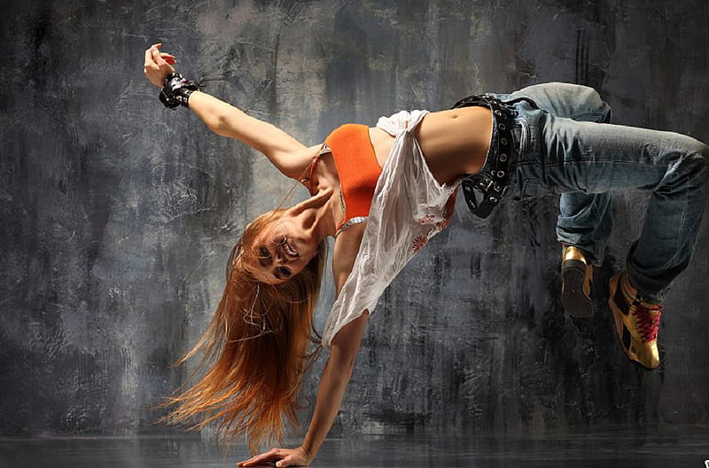 Nice move, nice, floor, flexible, girl, dance, move, HD wallpaper